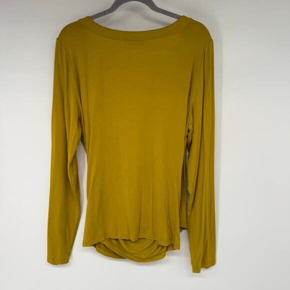 Mustard Wrap Blouse - Picture 3 of 8